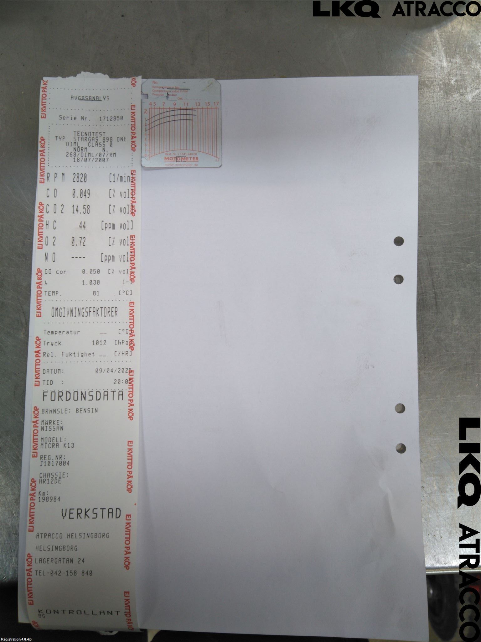 Nissan MICRA 11-16 Motor Bensin