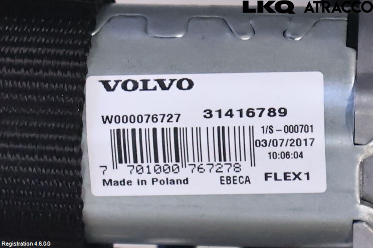 Volvo XC60 18- Viskermotor Bakluke