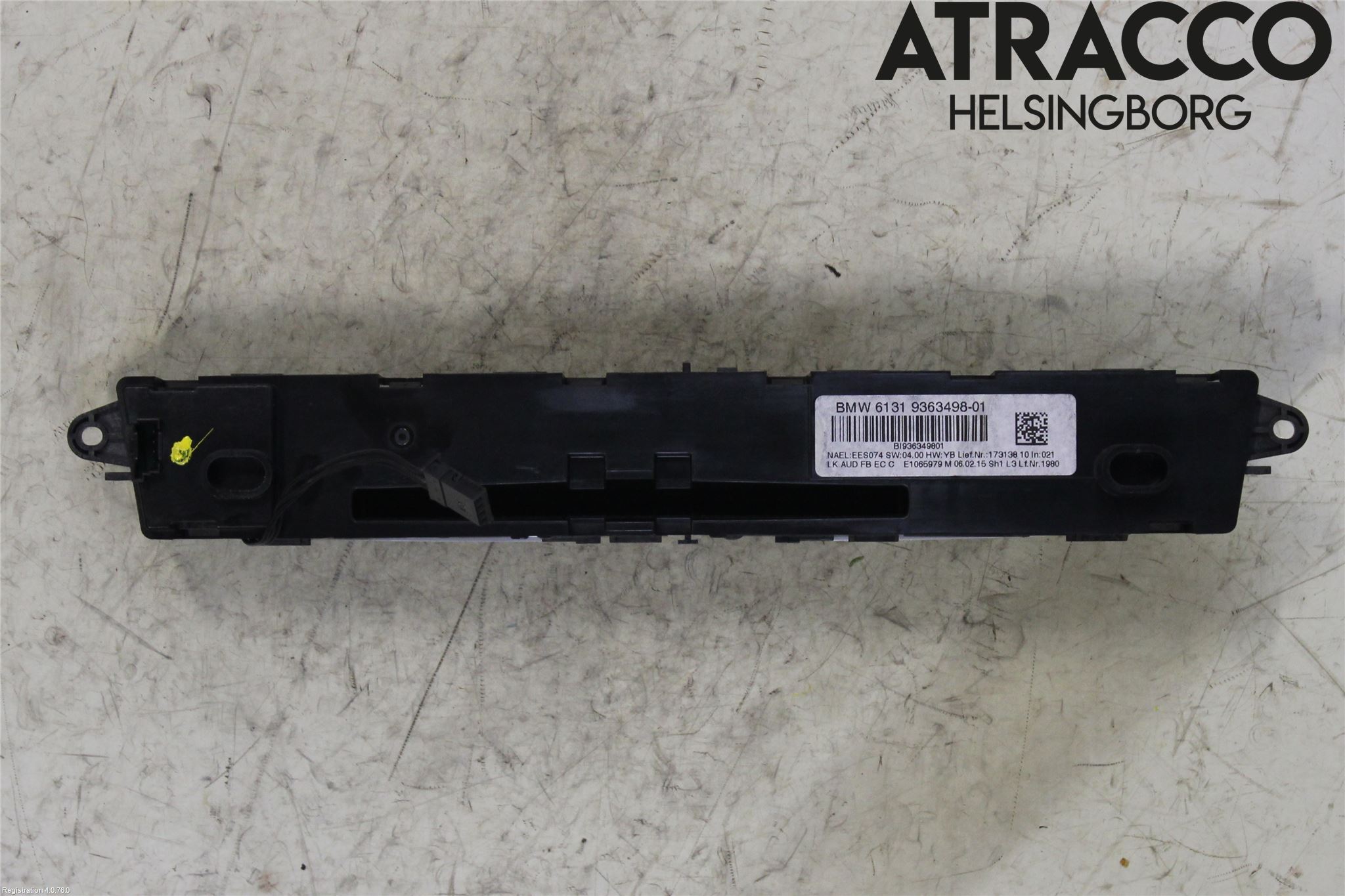 BMW 3 F30/F31/F80 12-19 Stereo Radio Med Cd