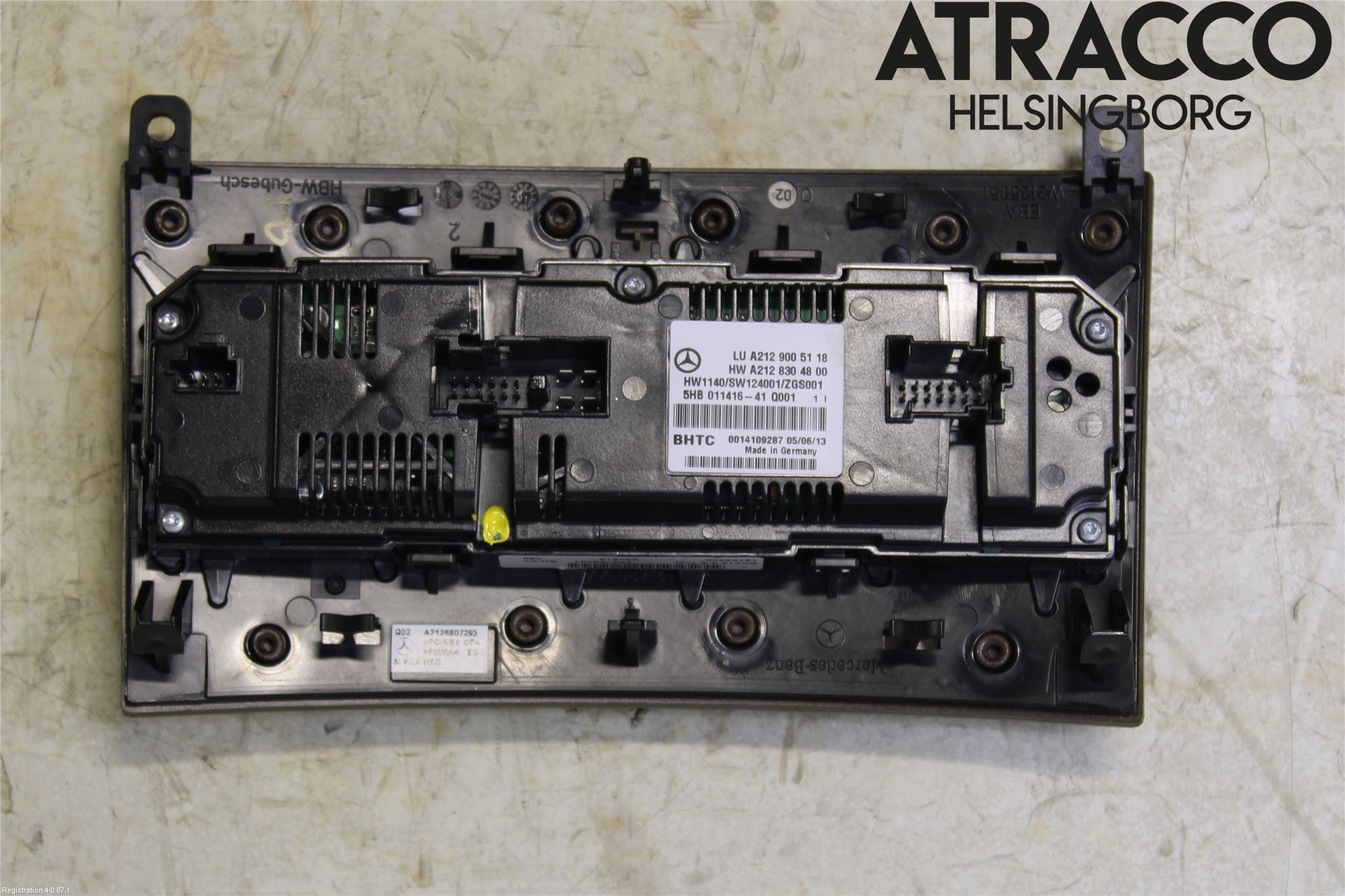 Mercedes-Benz MB E-KLASS (W212) 09-16 Varme Ac Betjening-Display