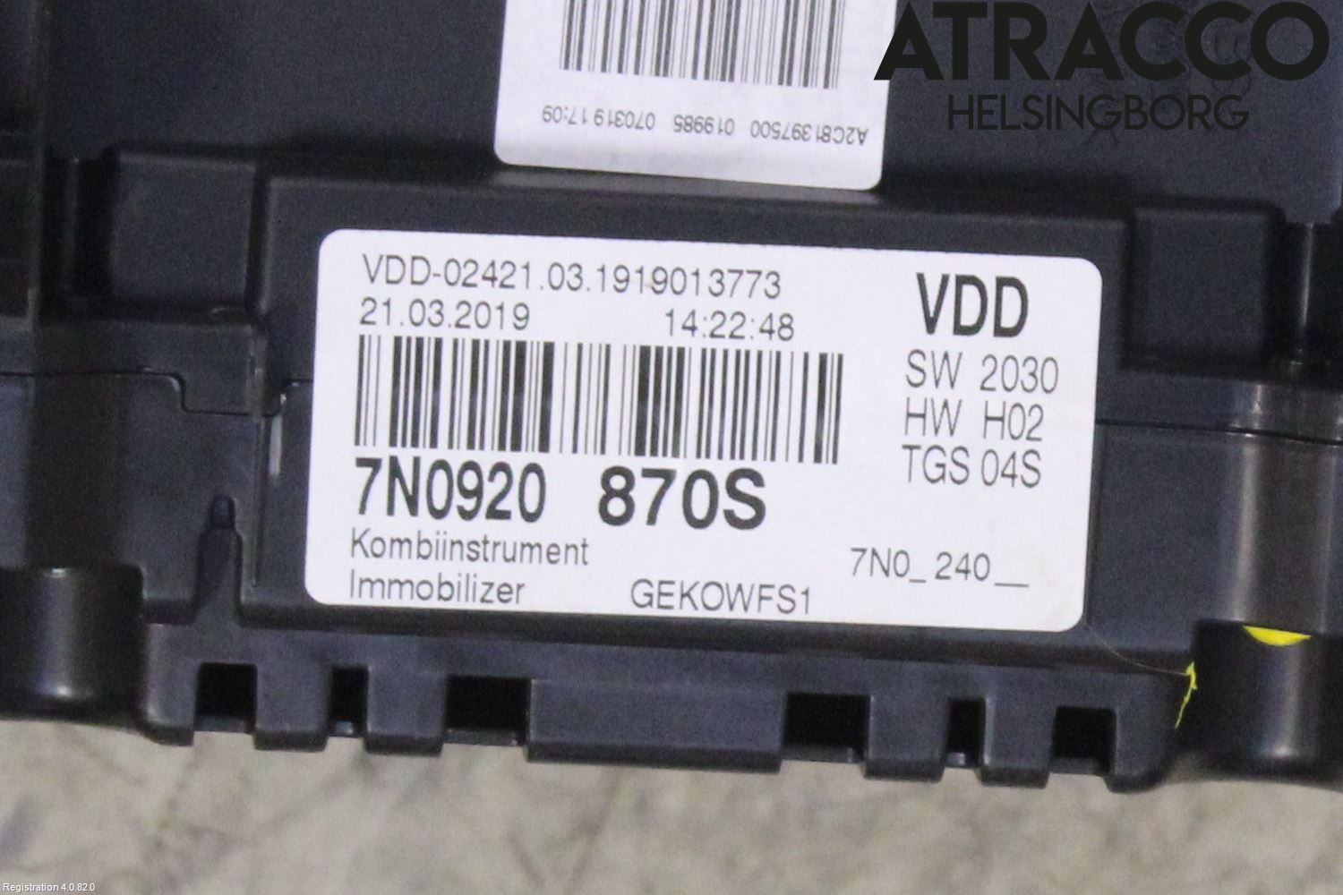 Volkswagen VW SHARAN 11- Instr Kombinert
