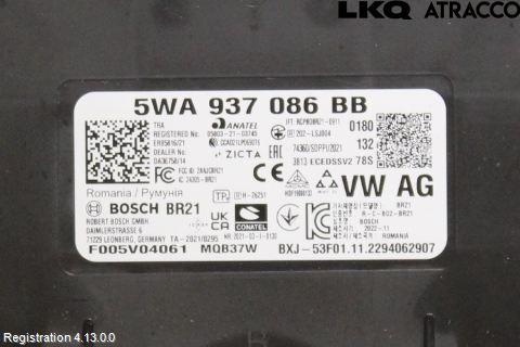 Skoda OCTAVIA (NX) 20- Styreenhet Klima