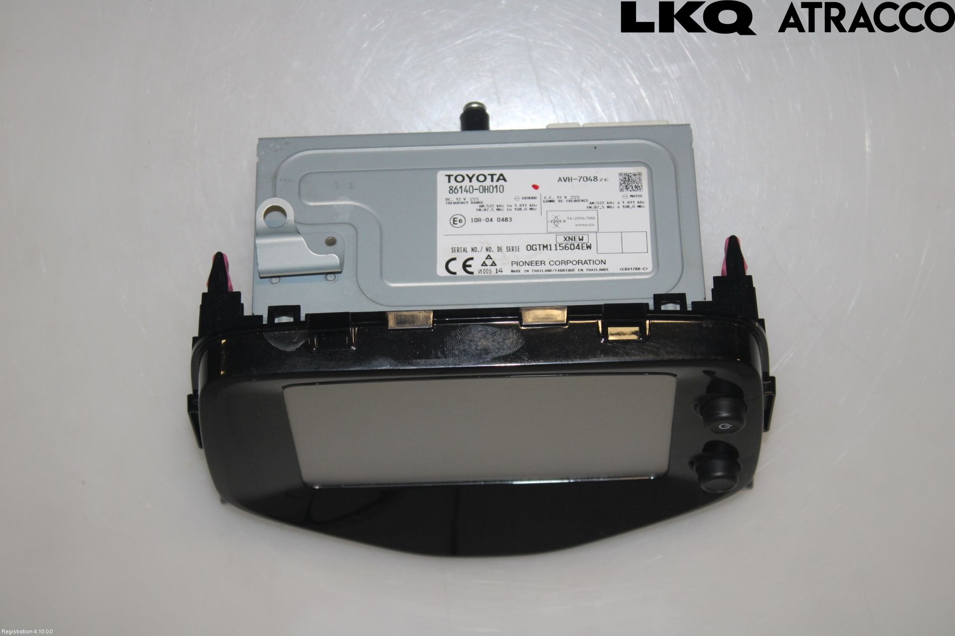 Toyota AYGO 15-21 Stereo Radio Med Cd