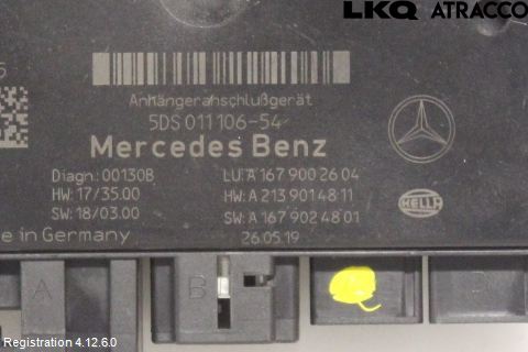 Mercedes-Benz MB E-KLASS (W213) 16-23 Styreenhet Tilhengerfeste