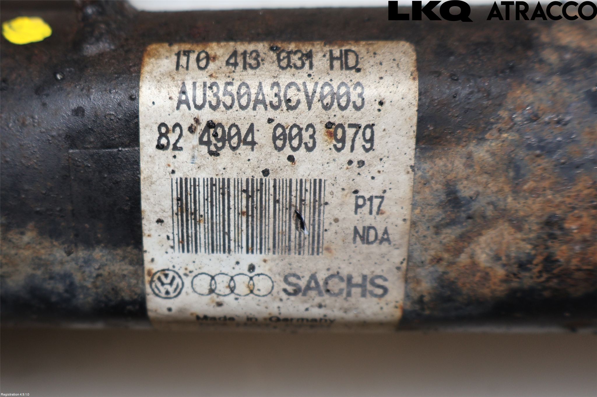 Audi A3/S3 05-13 Fjærbein Foran Venstre