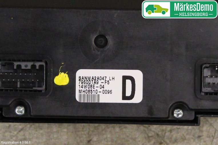 Honda CIVIC 12-16 Varme Ac Betjening-Display