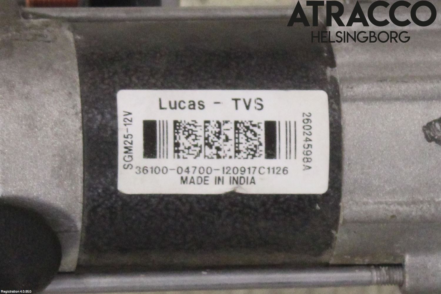 Hyundai i10 BA 17-20 Startmotor