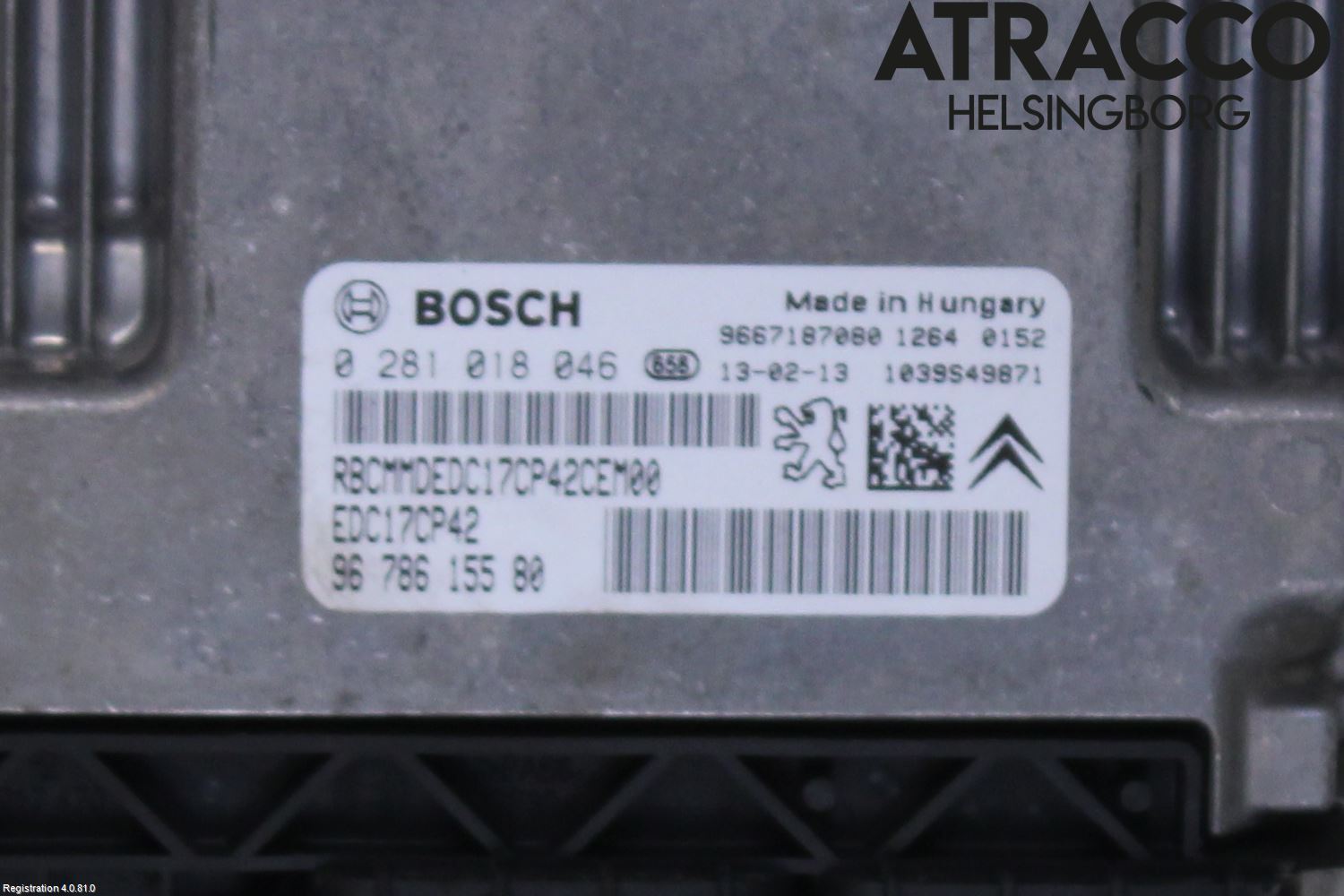 Citroen C5 08-17 Styreenhet Dieselpumpe