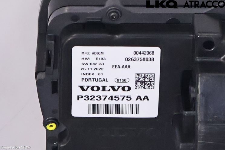 Volvo XC60 18- Instr Kombinert