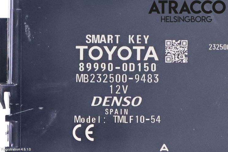 Toyota YARIS XP130 15-20 Styrenhet Nyckellös System