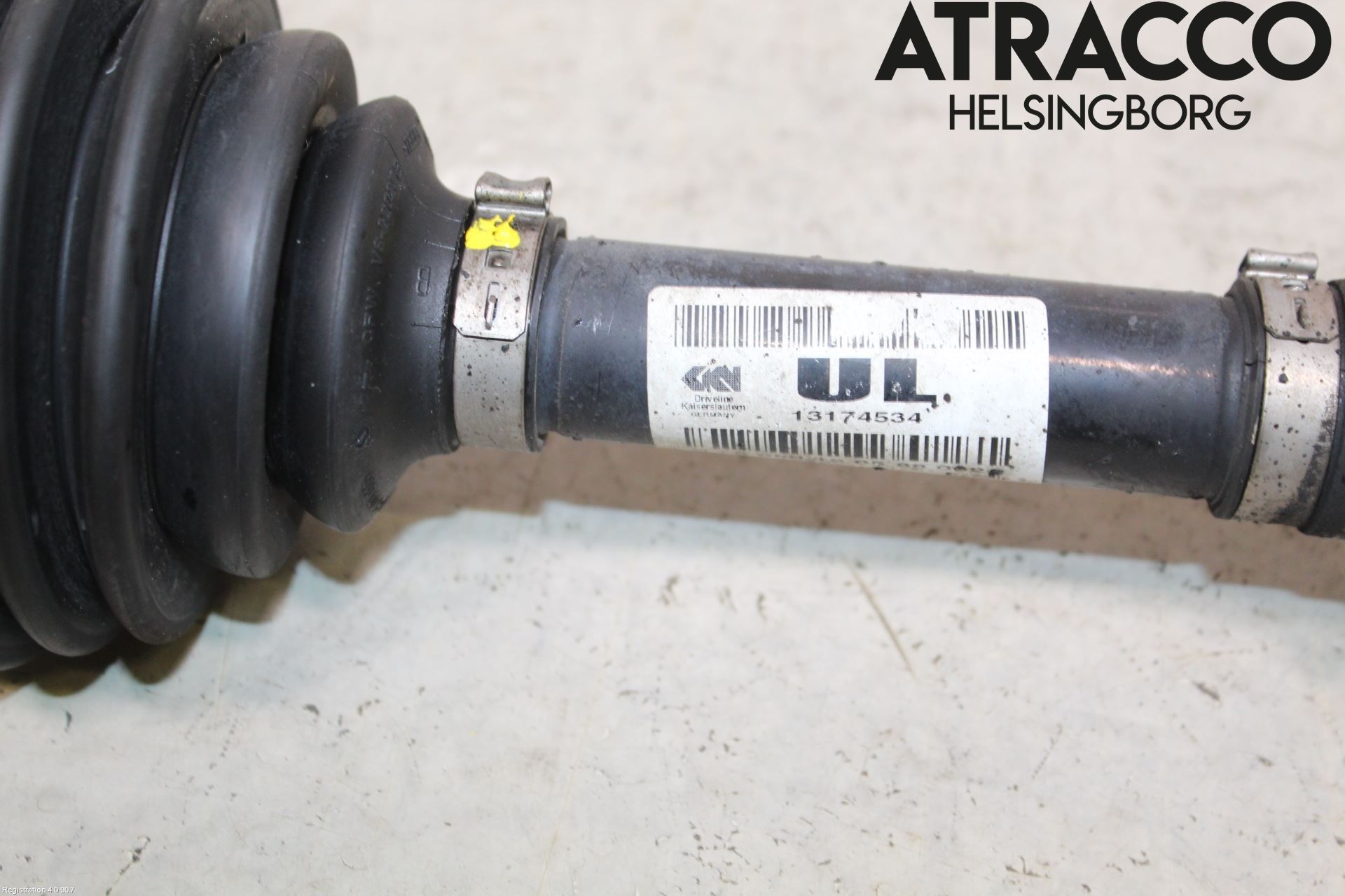 Saab 9-3 VER2/VER3 08-15 Drivaksel Foran Kompl Venstre