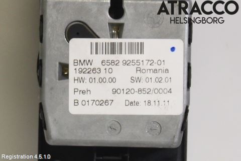 BMW 5 F10/F11/F18 09-17 Bryter Cruisekontroll