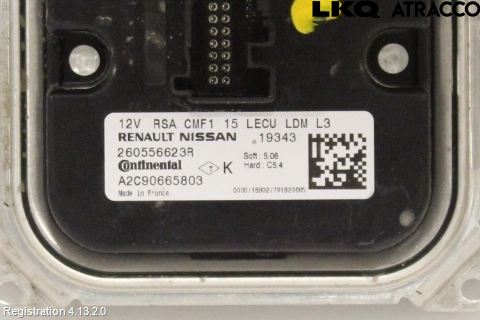 Renault CLIO/E-TECH V 20- Styreenhet Xenon