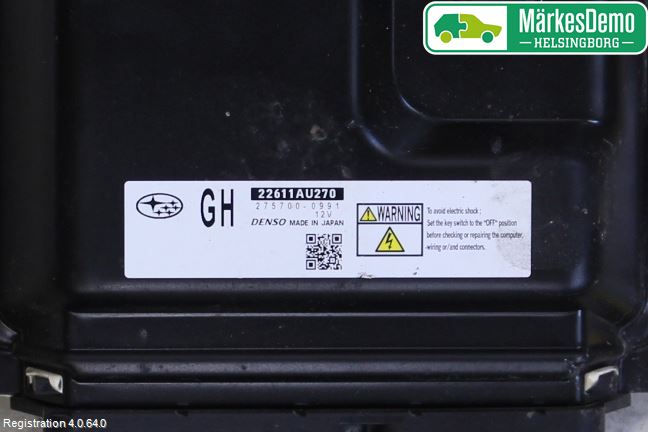 Subaru LEGACY 10-14 Styreenhet Dieselpumpe