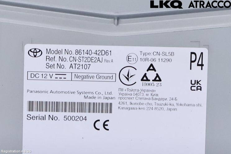 Toyota RAV4 19- Stereo Radio Med Cd