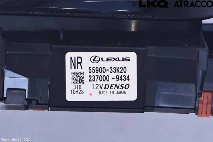 Lexus ES 250/300/330 Varme Ac Betjening-Display