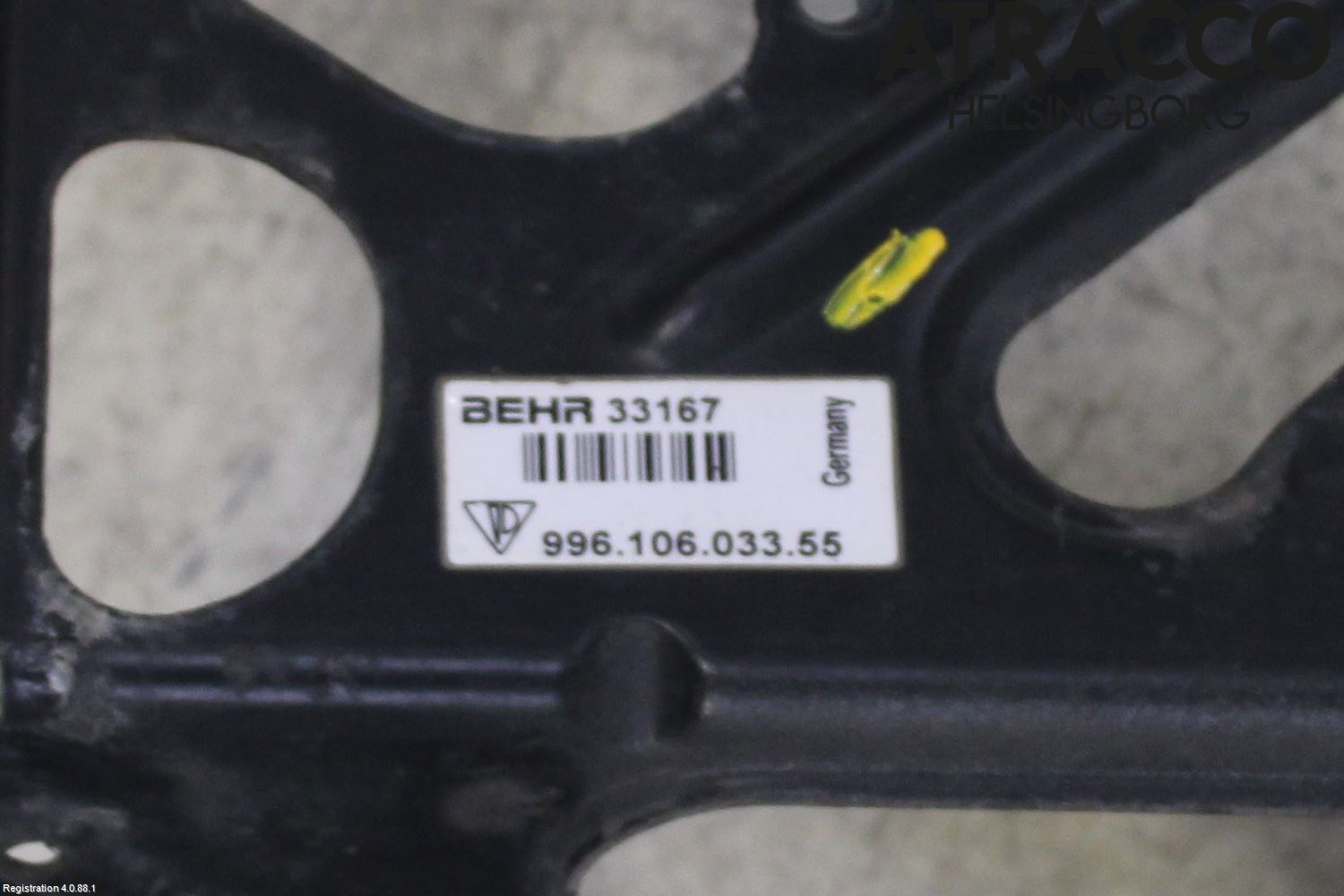 Porsche 911 (996) 98-05 Radiator Feste - Ramme - Bjelk
