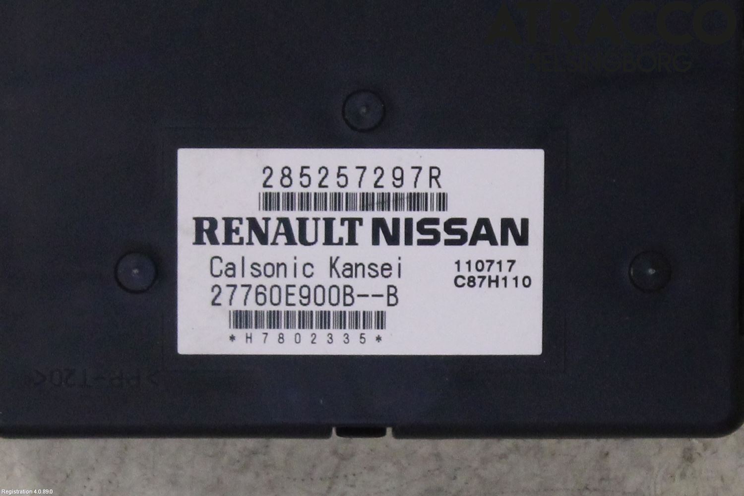 Renault CAPTUR 13-19 Varme Ac Betjening-Display