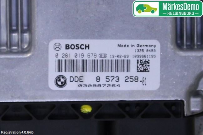 BMW 1 F20/F21 11-19 Styreenhet Dieselpumpe