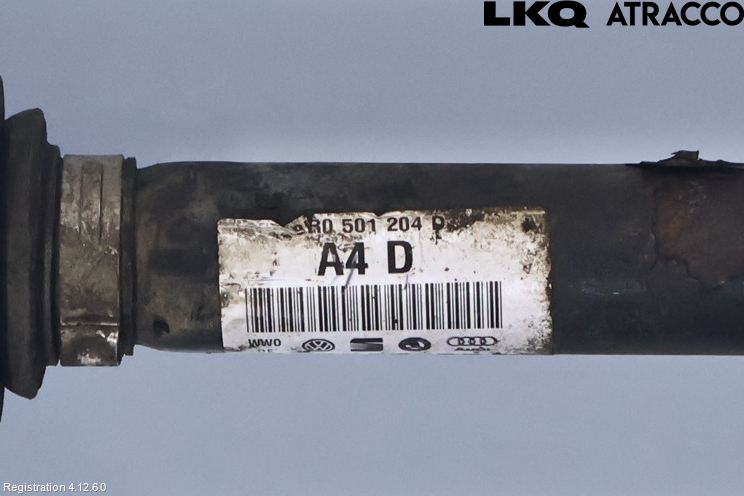 Audi A6/S6 4G 11-18 Drivaksel Bak Kompl Høyre