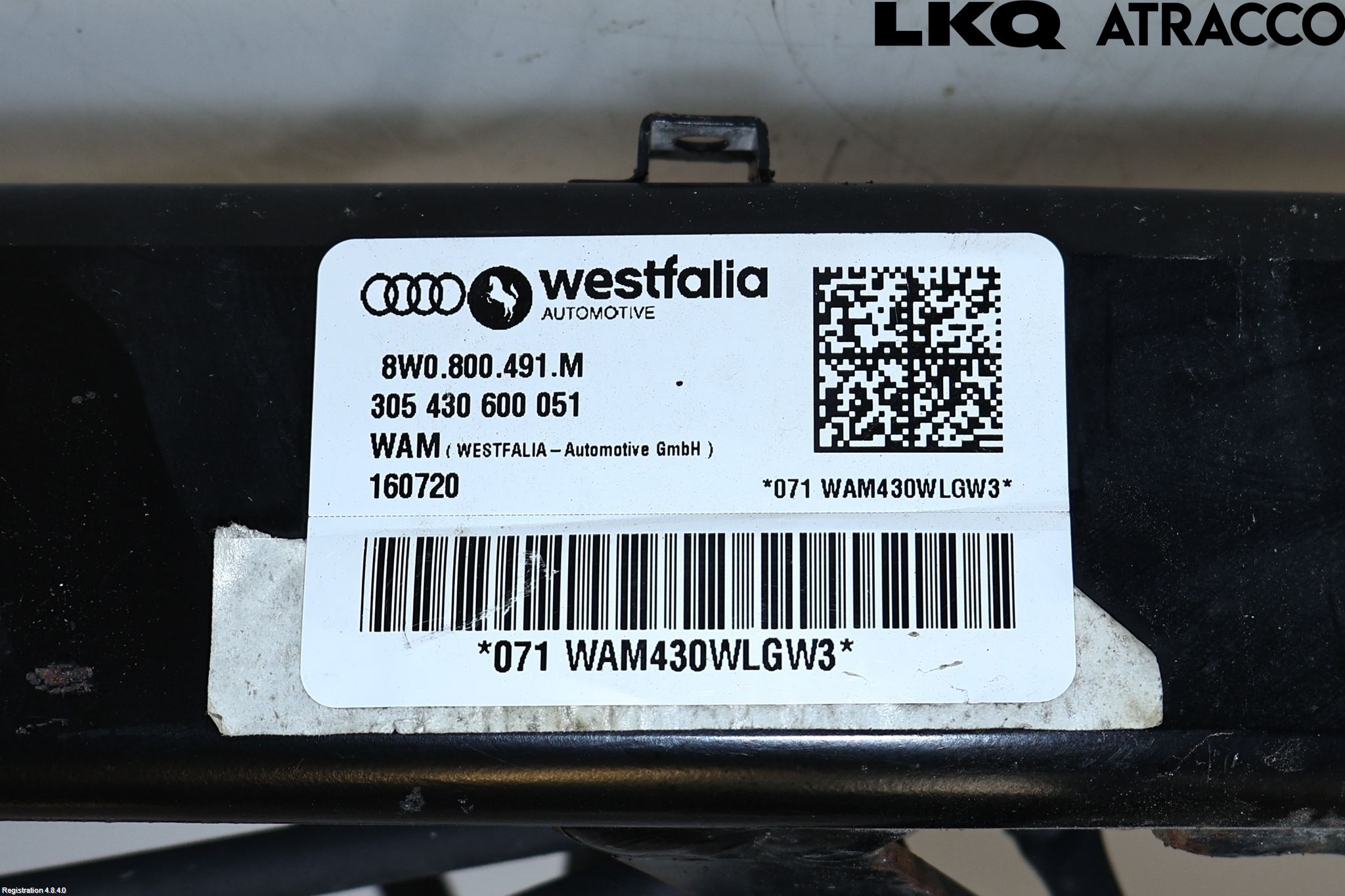 Audi A4/S4 B9 16-19 Tilhengerfeste