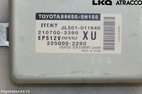 Toyota AYGO 15-21 Styreenhet Styreservo