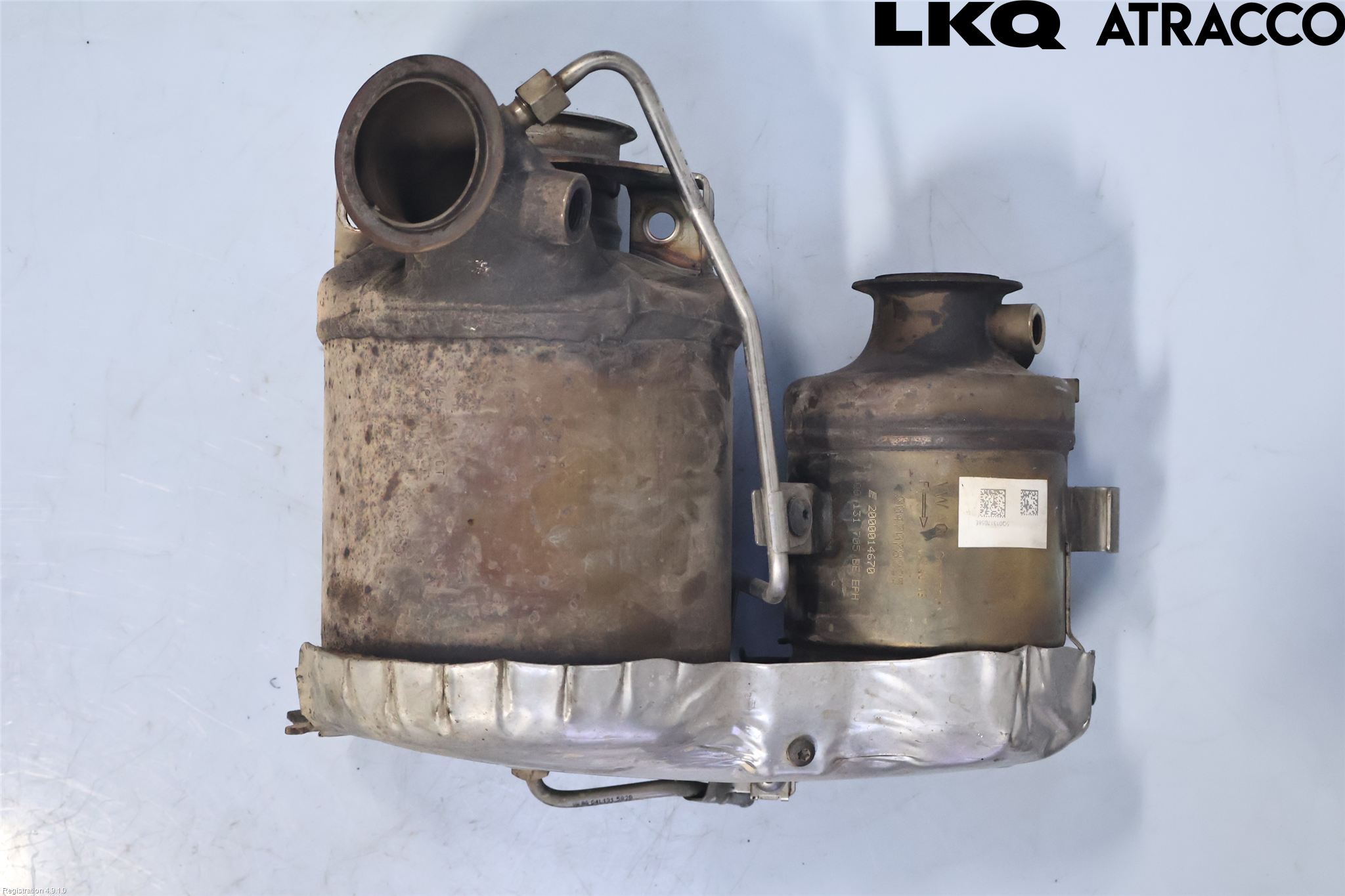 Volkswagen VW PASSAT 15-19 Eksos Partikketfilter