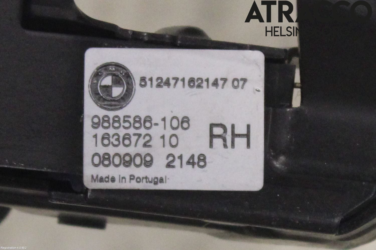 BMW X5 E70 07-13 Bakluke-Lokk Låsekasse