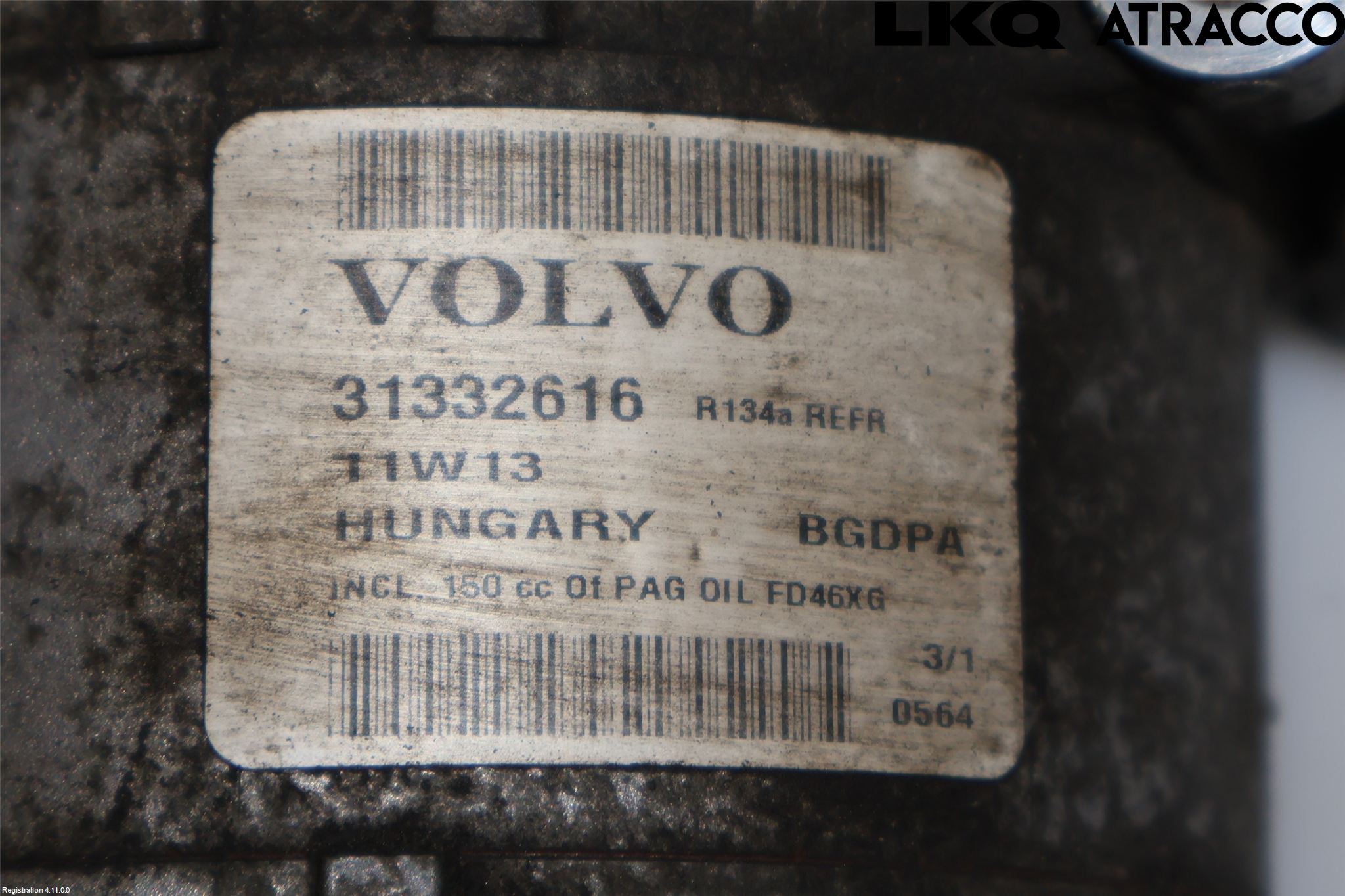 Volvo V70 08-13 Varme Ac Kompressor