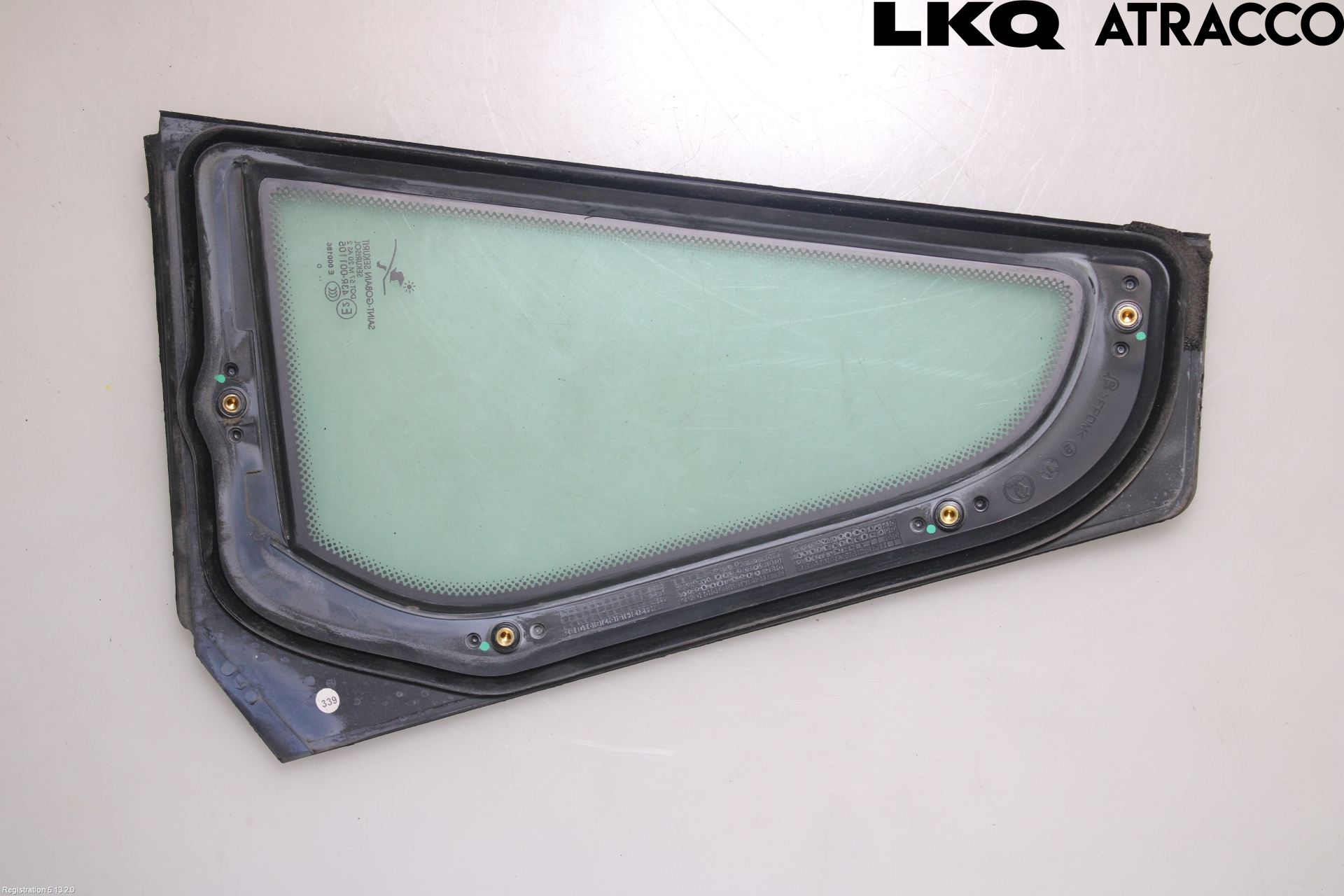 Saab 9-3 VER2/VER3 08-15 Dørrute Bak Høyre Trekant 4D