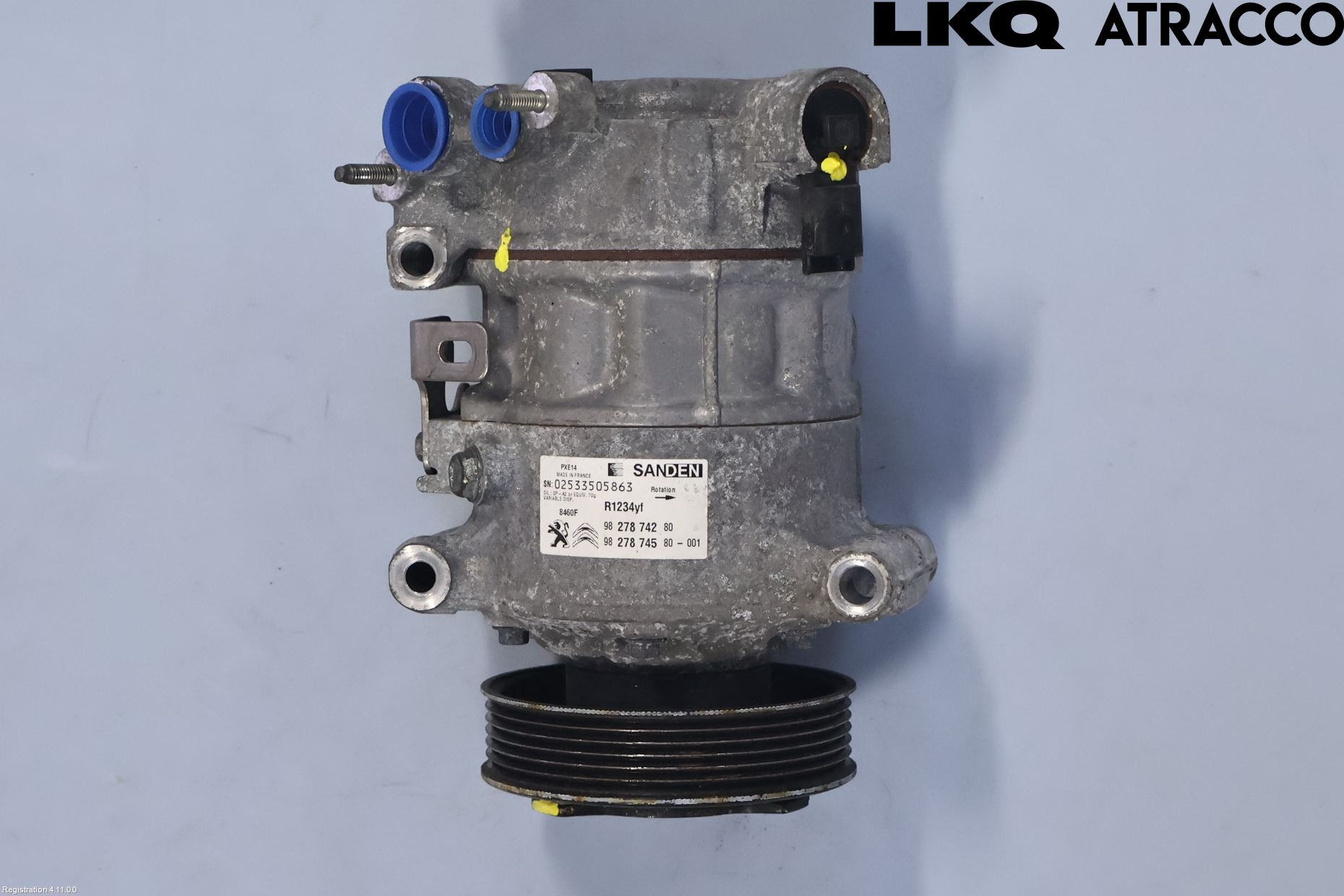 Peugeot 3008 17-24 Varme Ac Kompressor