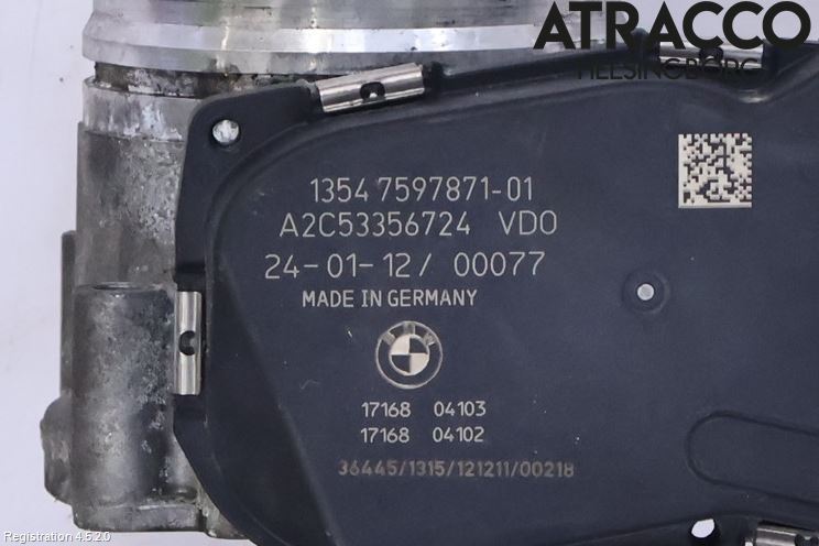 BMW 3 F30/F31/F80 12-19 Inns Spjeldhus