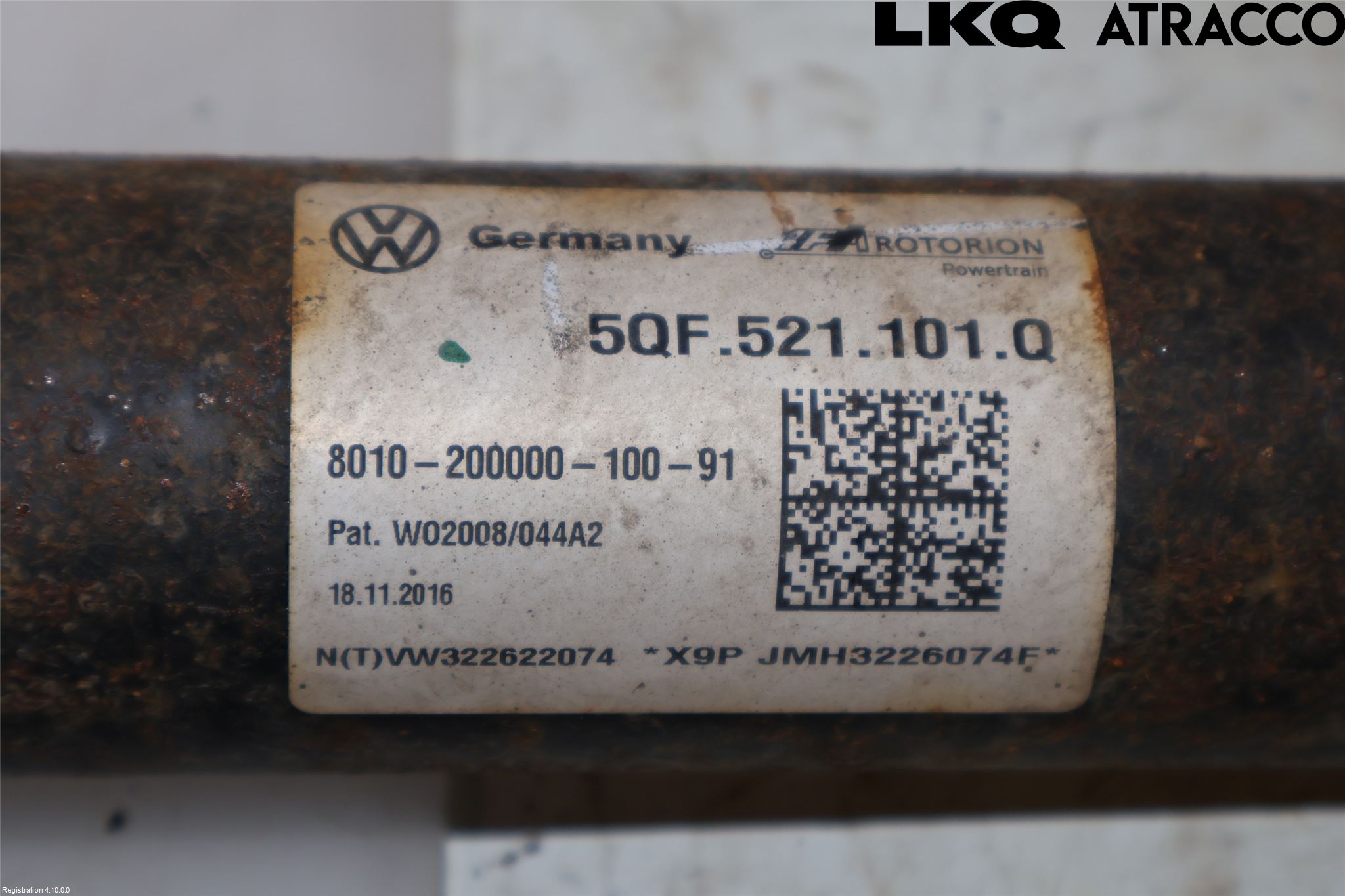 Volkswagen VW TIGUAN 16-24 Mellomaksel Kompl