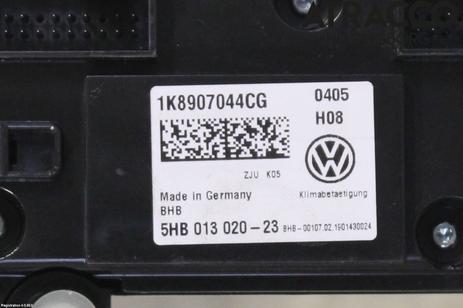 Volkswagen VW CADDY 16-20 Varme Ac Betjening-Display