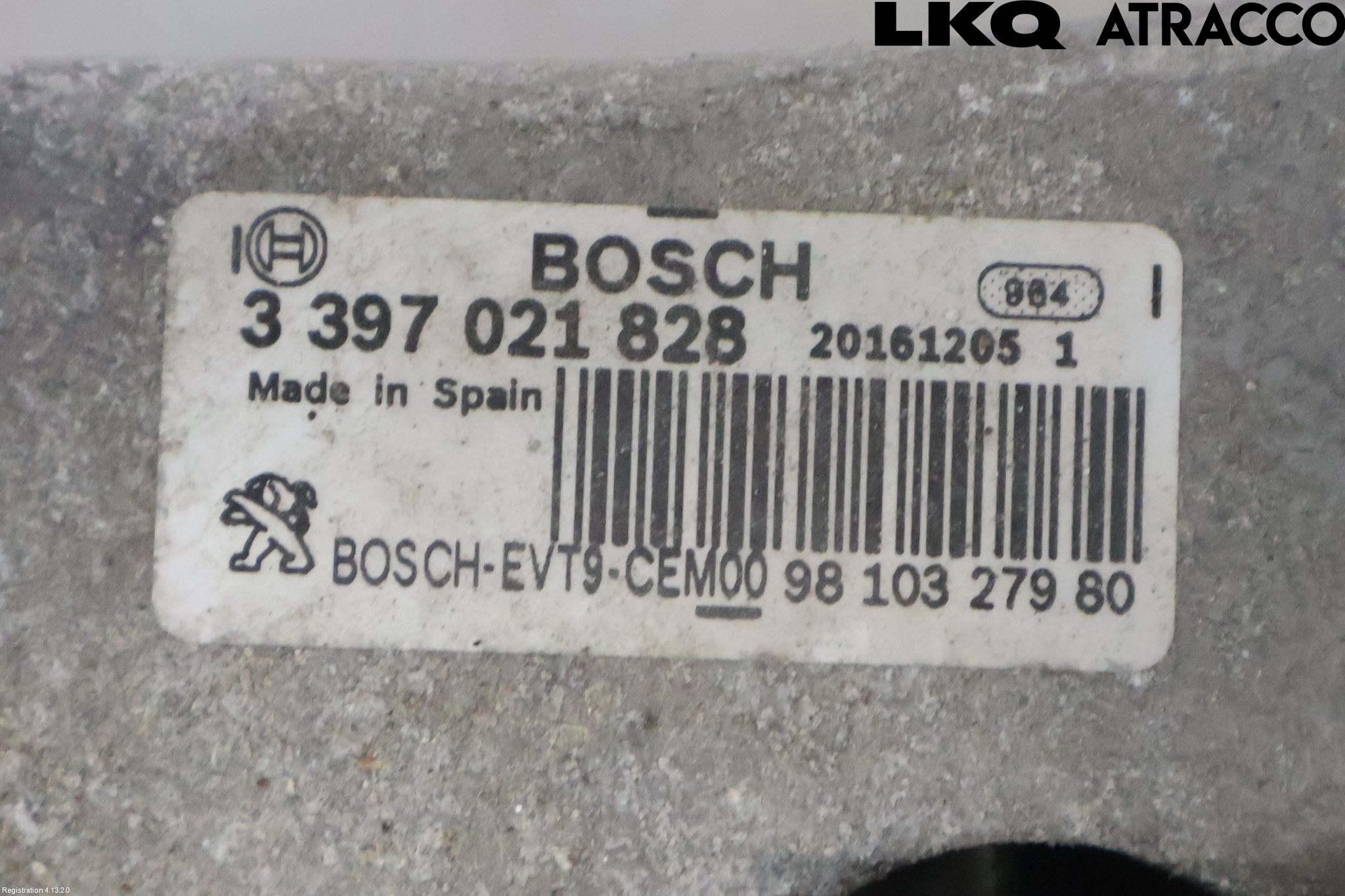 Peugeot 308 14-21 Viskeroverføring Frontrute
