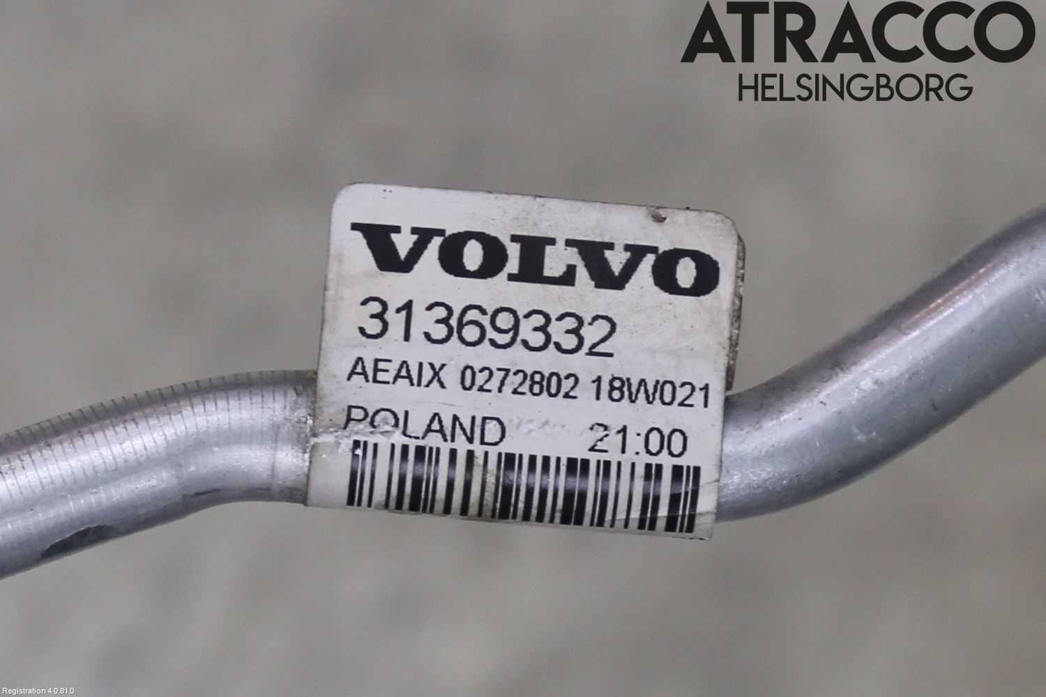 Volvo XC90/RECHARGE 16- Varme Ac Slange - Rør