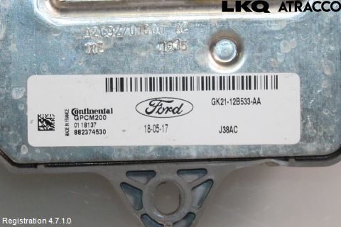 Ford TRANSIT/TOURNEO CUSTOM 13-24 Rele Gløding Diesel