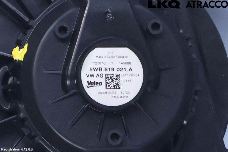 Volkswagen VW GOLF / E-GOLF VIII 20- Varmeapparat Viftemotor