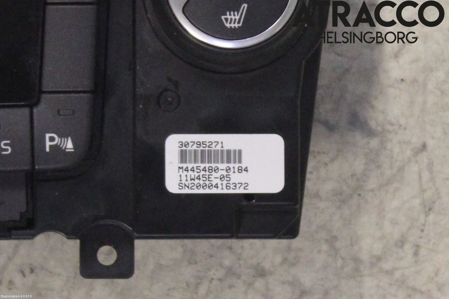 Volvo XC60 09-13 Varme Ac Betjening-Display