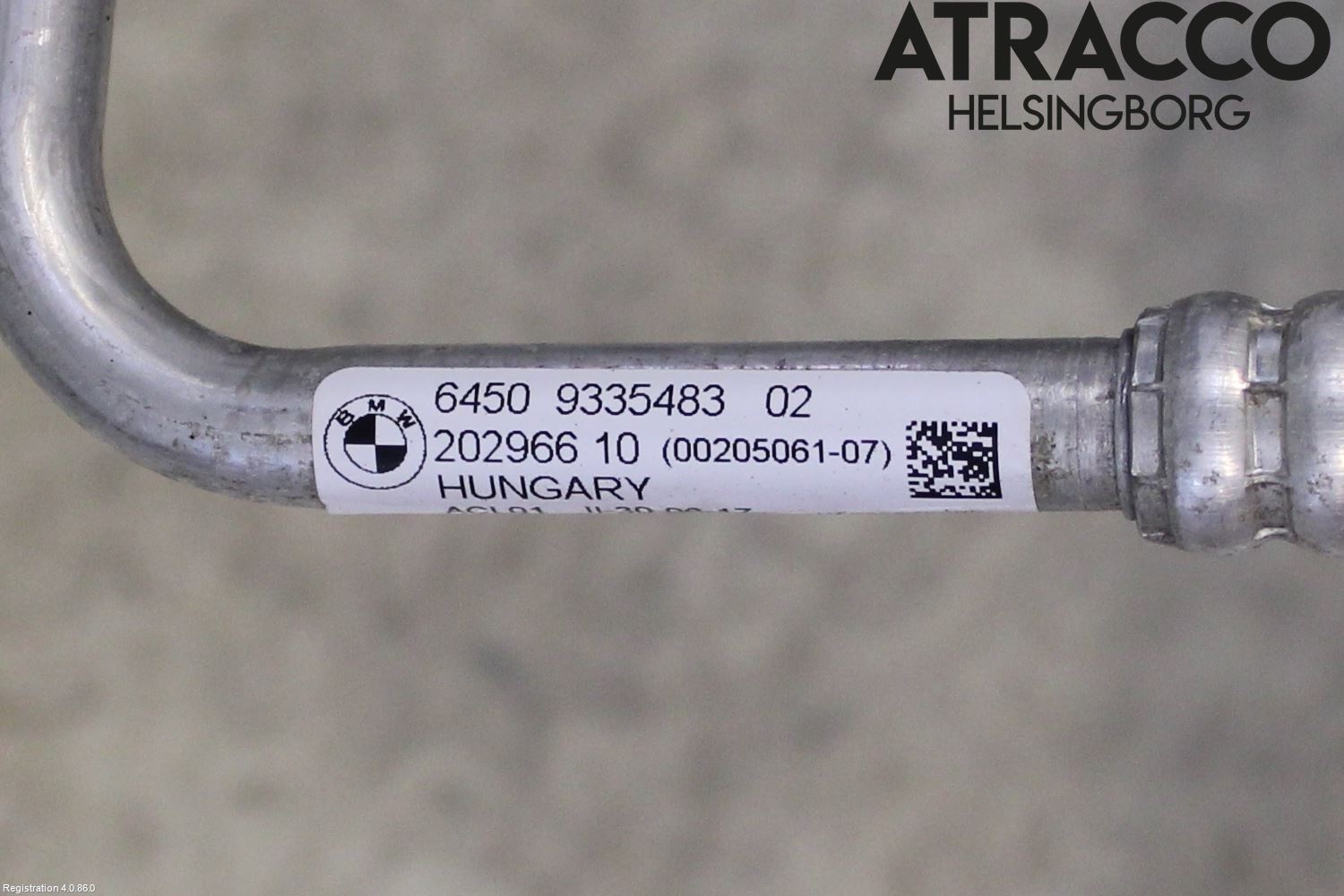 BMW i3 I01 13-22 Varme Ac Slange - Rør