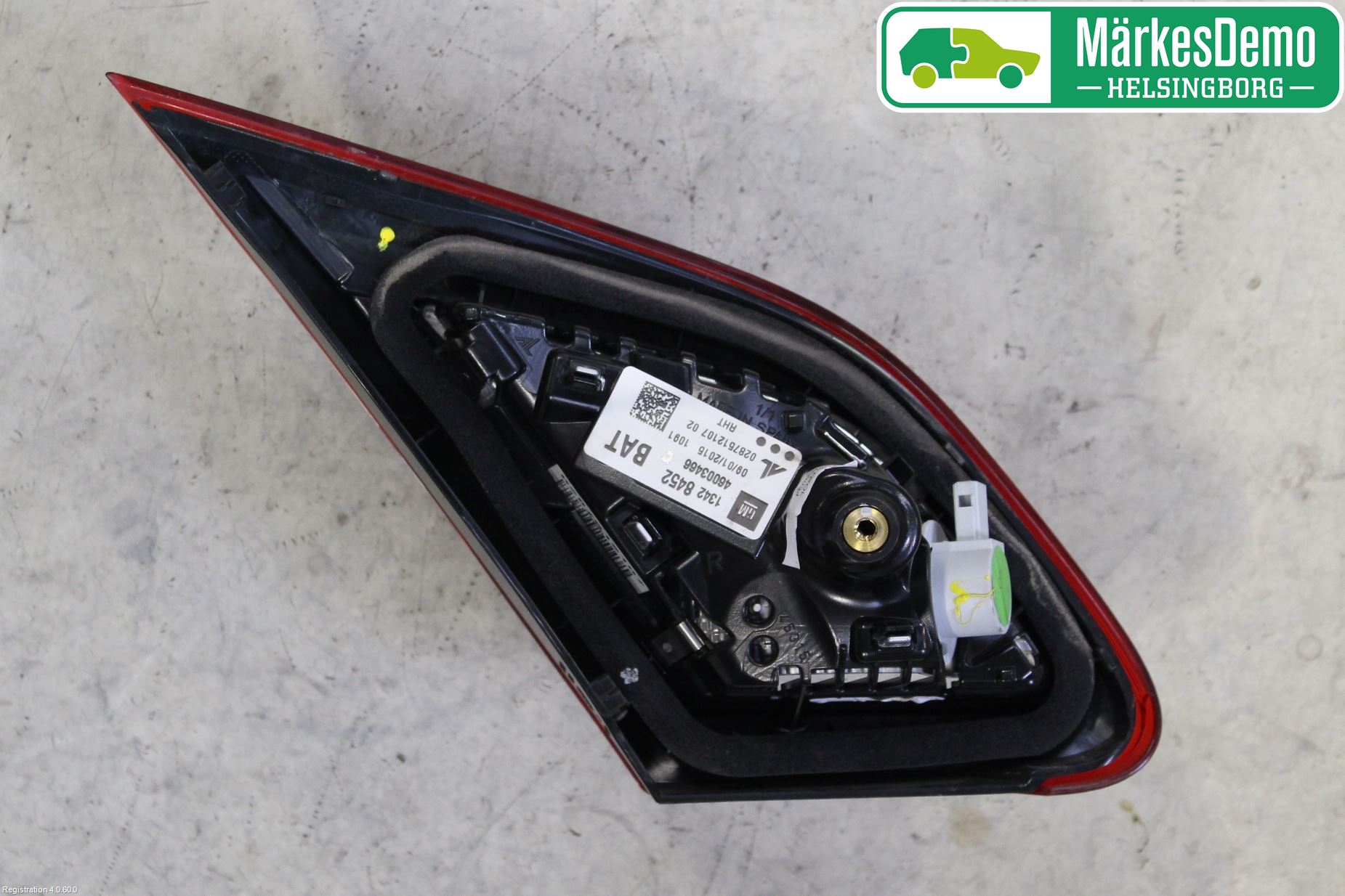 Opel CORSA E 15-19 Baklykt Høyre  På Luke(Indre)