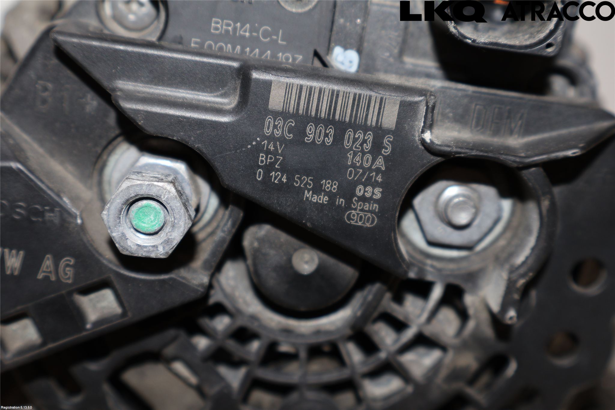 Volkswagen VW TOURAN 10-15 Dynamo
