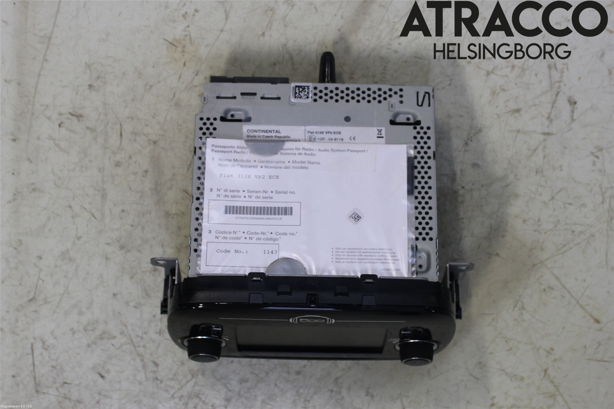 Fiat 500 07- Stereo Radio