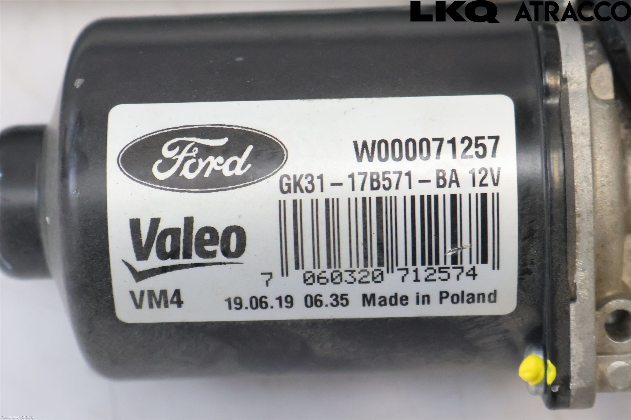 Ford TRANSIT/TOURNEO CUSTOM 13-24 Viskeroverføring Frontrute