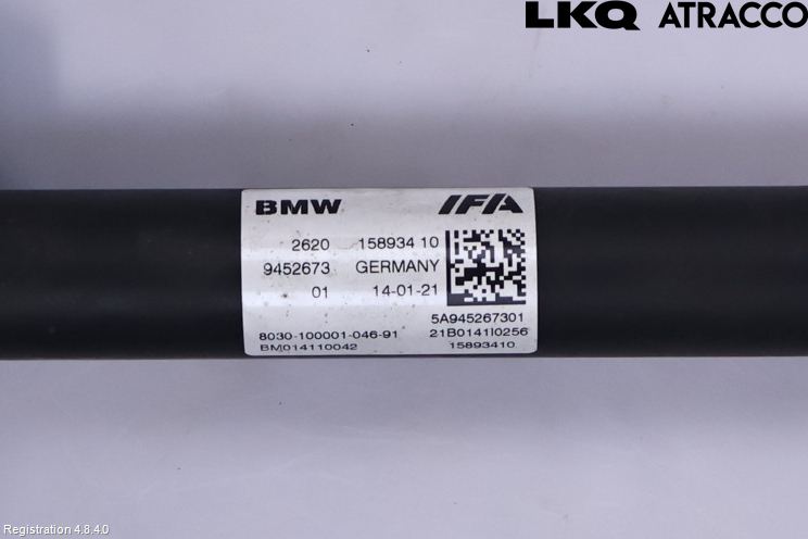 BMW 5 G30/G31/F90 17-23 Mellomaksel Fremre 4Wd