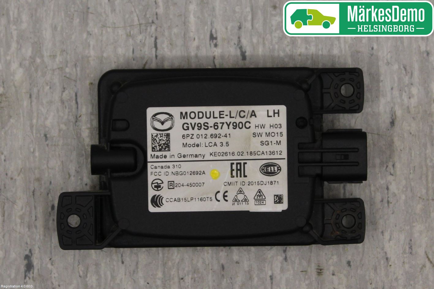 Mazda 6 13- Sensor Kollisjonsbeskyttelse