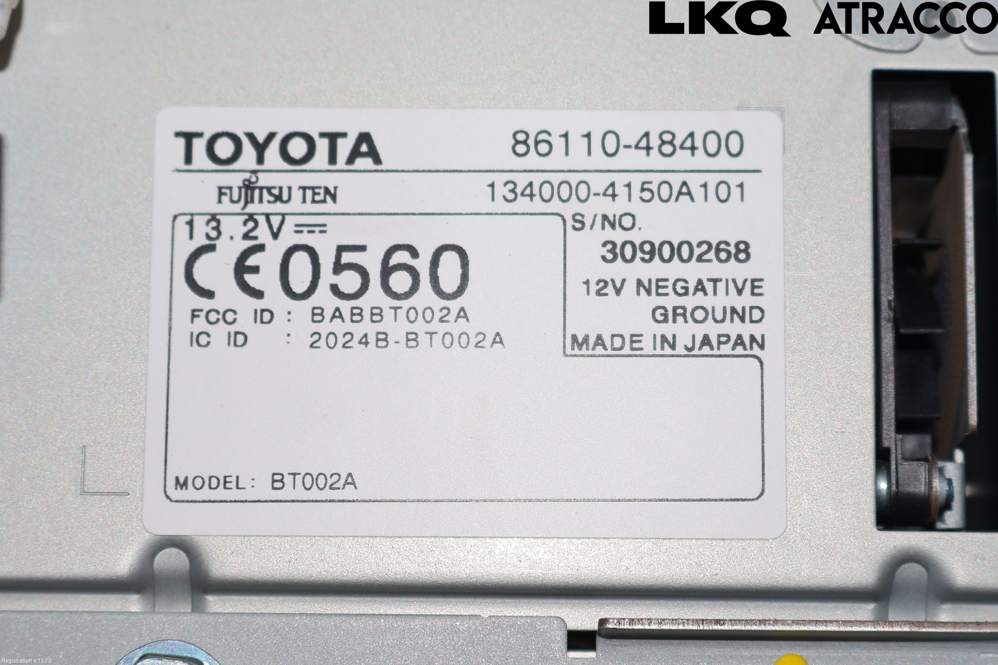 Lexus RX XU30 03-09 Stereo Radio Med Cd