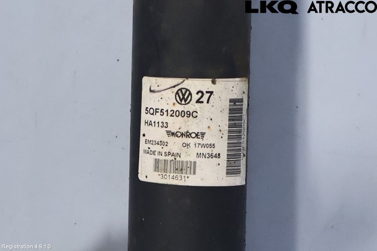 Volkswagen VW TIGUAN 16-24 Støtdemper Bak