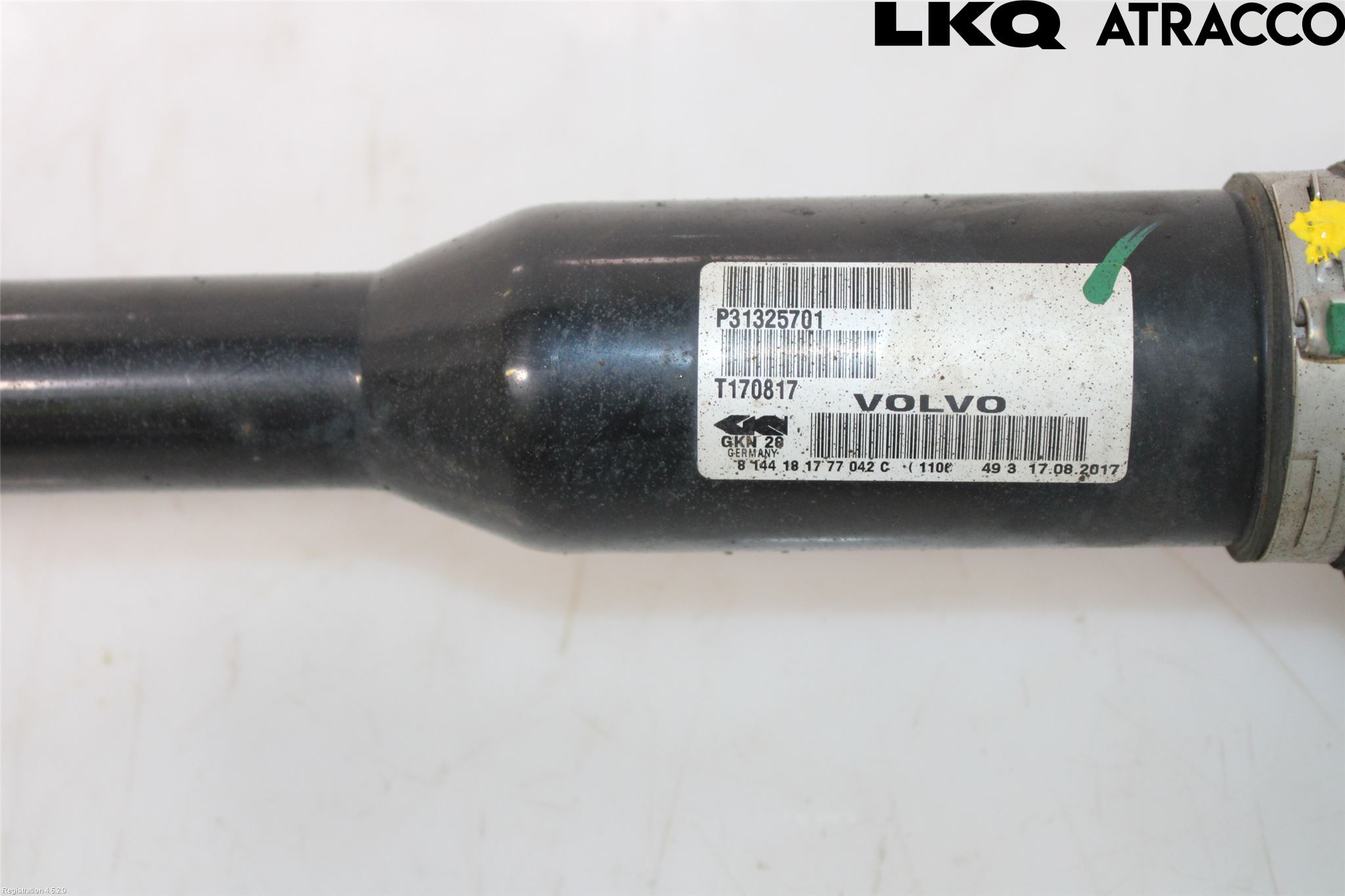 Volvo XC60 14-17 Drivaksel Foran Kompl Venstre