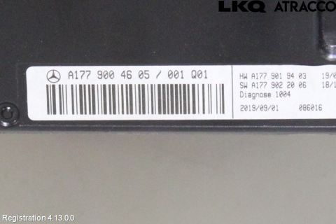 Mercedes-Benz MB A-KLASS (W176) 13-18 Instr Kombinert
